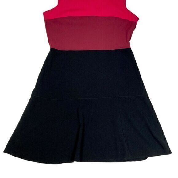 Calvin Klein Color Block A-line Dress Women L Career Business Casual Dinner Date - Picture 4 of 14